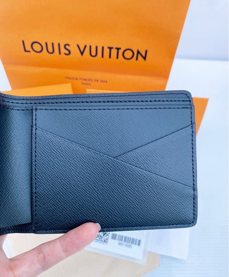 กระเป๋าสตางค์ Louis Vuitton Multiple Wallet Monogram Eclipse Canvas รูปที่ 7