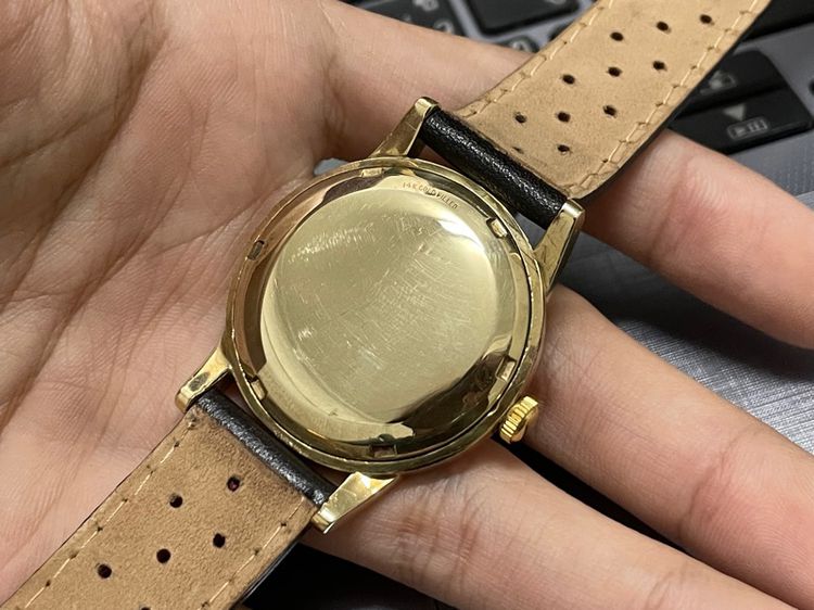 Omega 2เข็มครึ่ง ครึ่งรอบ 14KGFทั้งตัว Cal.344 รูปที่ 9