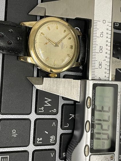 Omega 2เข็มครึ่ง ครึ่งรอบ 14KGFทั้งตัว Cal.344 รูปที่ 18