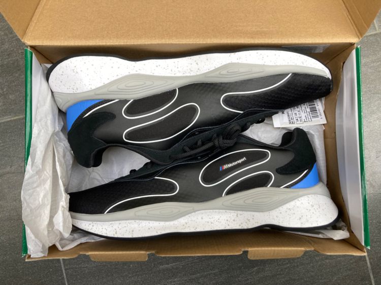 Puma MMS Pure P BMW M sport แถบสามสี ของใหม่ รองเท้า เบอร์ Size UK10.5 US11.5 EUR45 29.5CM รูปที่ 12