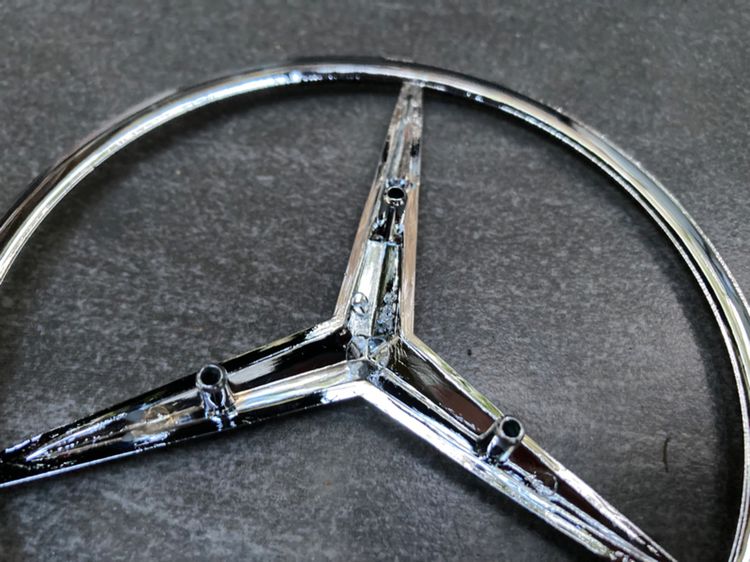 ไฟเลี้ยวมุมหน้า ขาว ส้ม พร้อมขั้วหลอดไฟ และ ดาวฝากระโปรงท้าย W126 S-class 4 ประตู SE SEL รูปที่ 3