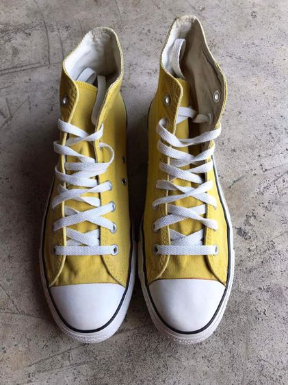 Converse รองเท้าผ้าใบ ผ้า เหลือง รองเท้าคอนเวิร์ส