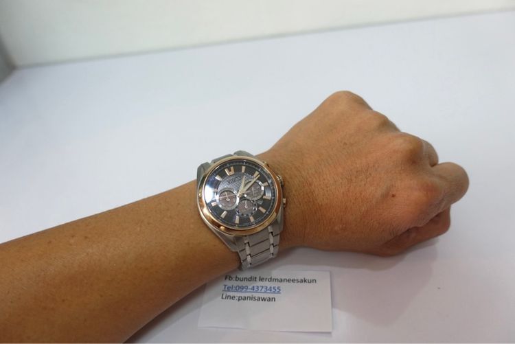 นาฬิกา citizen eco-drive chronograph super titanium สวยๆ