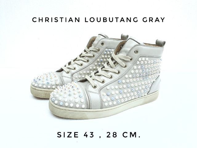 อื่นๆ รองเท้าผ้าใบ ผ้าใบ UK 9 | EU 43 1/3 | US 9.5 ขาว Christian Louboutin 
ไซ 43 , 28cm. ❗Sale❗