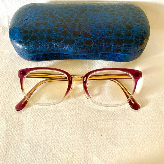 กรอบแว่นตา ญี่ปุ่น ทรงทันสมัย สีทูโทน ไล่เฉด แว่นตา แว่นกันแดด กรอบแว่นสายตา รูปที่ 2