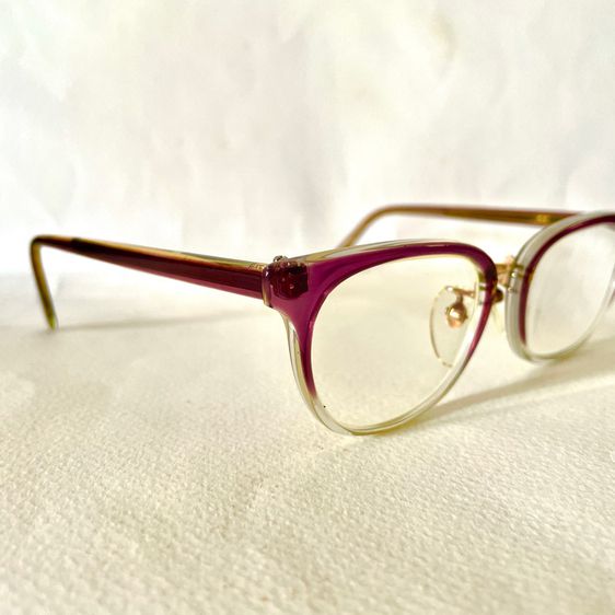 กรอบแว่นตา ญี่ปุ่น ทรงทันสมัย สีทูโทน ไล่เฉด แว่นตา แว่นกันแดด กรอบแว่นสายตา รูปที่ 6