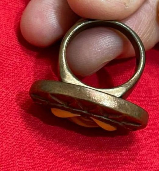 แหวนหัวหอยมุก เรือนโลหะผสม  สวยงามเหมาะสำหรับสวมใส่ได้ทุกเทศกาล รูปที่ 16