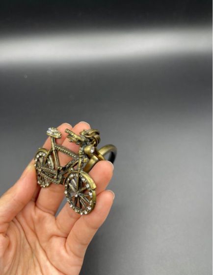 พวงกุญแจประดับคริสตัลรูปจักรยาน รูปที่ 3