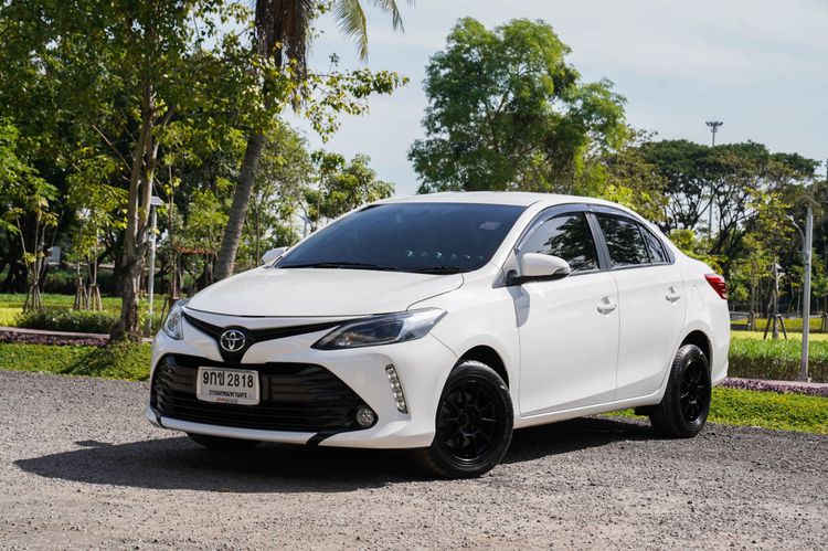 Toyota Vios 2019 1.5 Mid Sedan เบนซิน ไม่ติดแก๊ส เกียร์อัตโนมัติ ขาว