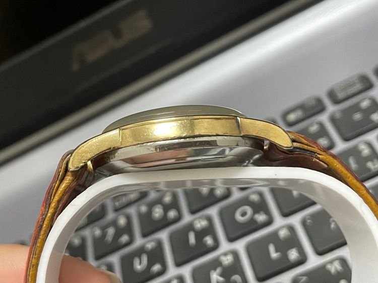 Omega Seamaster Calendar Cal.355 14K ทองคำแปะ รูปที่ 12