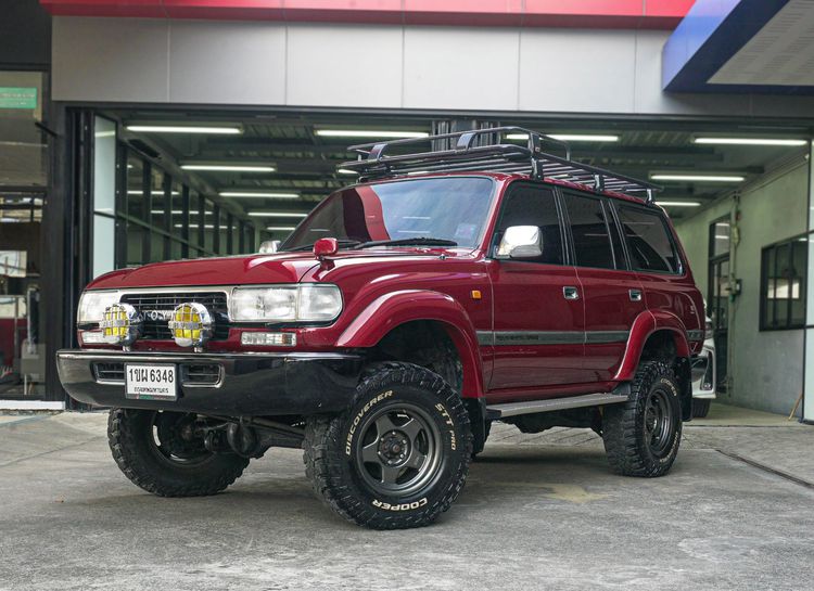 รถ Toyota Land Cruiser 4.2 VX Limited 4WD สี แดง