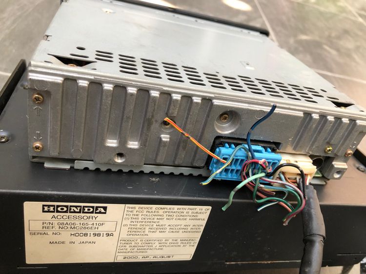 วิทยุ Honda รุ่นเก่า Classic เล่น Tape พร้อมตู้ CD 6 แผ่น AM FM คลื่นไทย รูปที่ 6