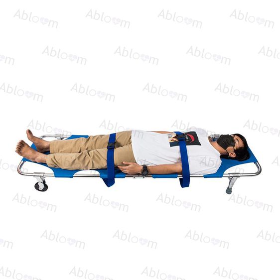 เปลสนาม เปลเคลื่อนย้ายผู้ป่วย มีล้อ รุ่น YJK-A1-1 Foldable Stretcher with Wheels รูปที่ 7