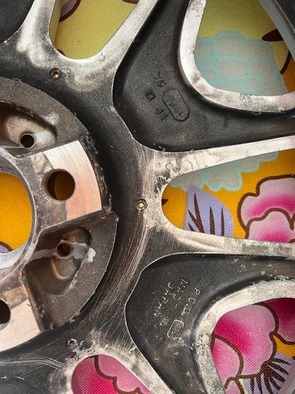 ล้อแท้ญี่ปุ่น club lines ขอบ17 4รู100 et38 ล้อ6.5 ปัดเงาใหม่ ชุดละ15900 รูปที่ 9