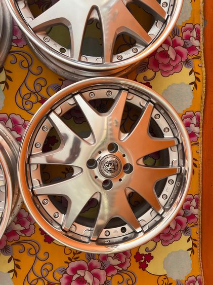 ล้อแท้ญี่ปุ่น club lines ขอบ17 4รู100 et38 ล้อ6.5 ปัดเงาใหม่ ชุดละ15900 รูปที่ 3