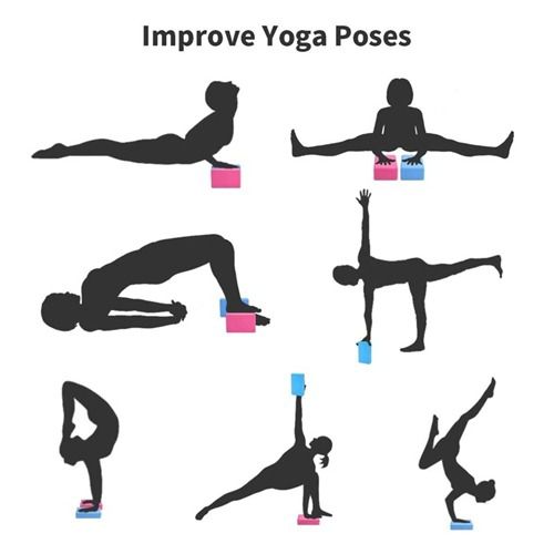Yoga block - โยคะบล็อก โยคะโฟม โฟมออกกำลังกาย โยคะบล็อค รูปที่ 5