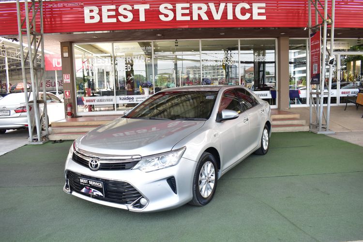 Toyota Camry 2017 2.0 G Sedan เบนซิน ไม่ติดแก๊ส เกียร์อัตโนมัติ บรอนซ์เงิน