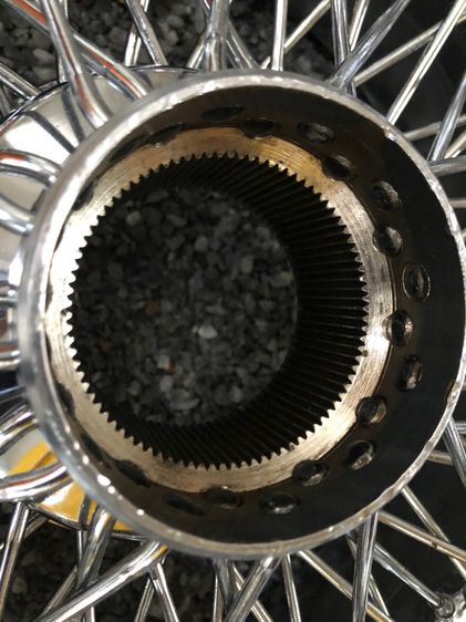 ล้อซี่ลวด Jaguar XK E-Type 🇬🇧 15นิ้ว หน้ากว้าง6 นิ้ว ล้อ Classic Chrome Tubeless Wire ของแท้ มือสอง รูปที่ 15