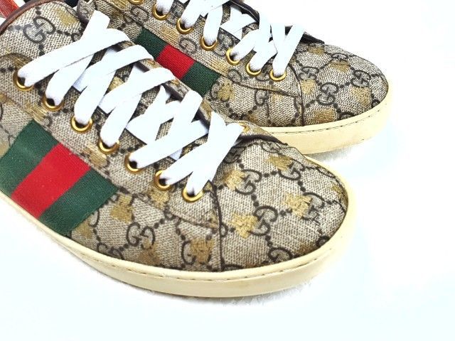 Gucci ace GG Supreme 'Bees' 
 (size 42, 27cm) ❗️ รูปที่ 4