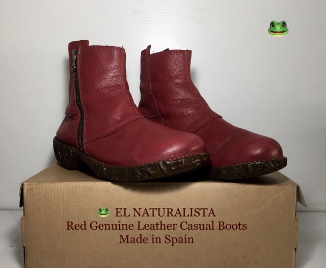 🐸 EL NATURALISTA Boots, Unisex 42EU(27.0cm) ของแท้ มือ 2, รองเท้าบู้ท EL NAT. หนังแท้ พื้นเต็ม มีตำหนิเล็กๆน้อยๆ โดยรวมสวย สภาพดีมาก รูปที่ 16