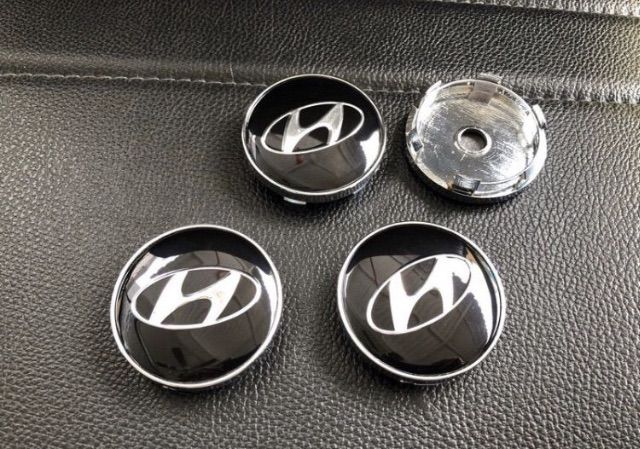 ฝาดุมล้อ Hyundai หน้ากว้าง 60 มิล สีดำ , สีบรอนซ์เงิน ใส่ H1 , Grand Stalex VIP , Tucson , Sonata , Staria รูปที่ 2