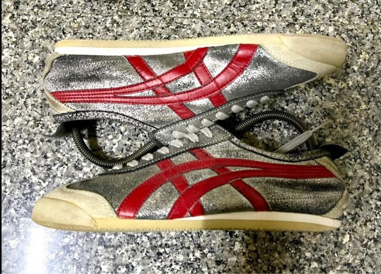 Onitsuka Tiger Mexico 66 Silver Red เบอร์41.5 รูปที่ 3