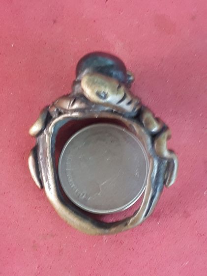 แหวนนาคเกี้ยว หัวเมฆพัตร หล่อโบราณ เนื้อทองผสม หลวงพ่ออิ่ม วัดหัวเขา จ.สุพรรณ ปี 244x ยุคต้น ขนาดใหญ่ มีน้ำหนัก เก่า สภาพสวยมาก แท้ หนา มีน้ รูปที่ 10