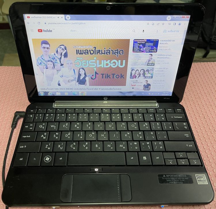 ขาย HP Mini Notebook 1000 รุ่น 2  สภาพดี คีย์บอร์ดภาษาไทย รูปที่ 1