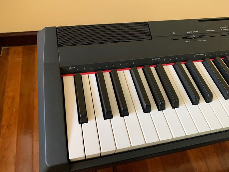 เปียโน YAMAHA  P-115 สีดำ  ดิจิตอล Digital Piano ยามาฮ่า มือสอง  พร้อมขาตั้ง ที่วางโน๊ต อุปกรณ์ครบกล่อง รูปที่ 7