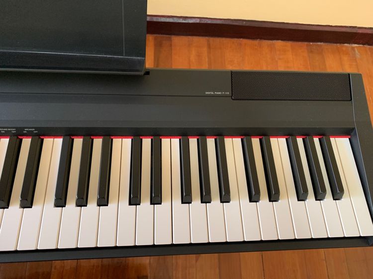 เปียโน YAMAHA  P-115 สีดำ  ดิจิตอล Digital Piano ยามาฮ่า มือสอง  พร้อมขาตั้ง ที่วางโน๊ต อุปกรณ์ครบกล่อง รูปที่ 6