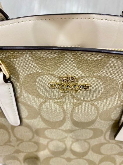 Coach Mini Sage Signature Canvas รูปที่ 5