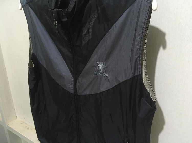 เสื้อแจ็คเก็ตแขนกุด (เสื้อกั๊ก) ผ้าร่ม แบรนด์ blackyak สีดำ รูปที่ 7