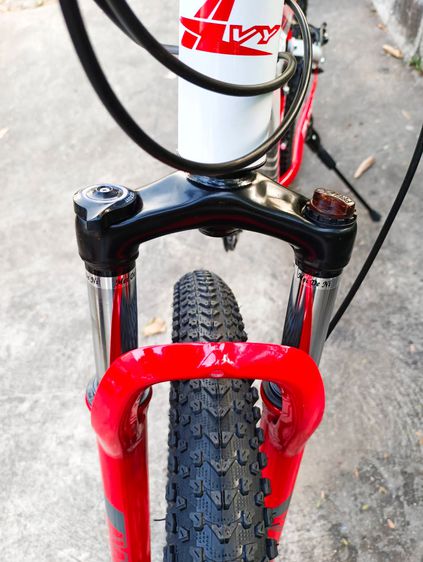 จักรยานเสือภูเขาว มีโช๊คหน้า+กลาง ดาวฮิลล์ ฟูลซัส ดีไซน์สวยงาม โดดเด่น ปี 2023  เฟรมเหล็ก Hiten แข็งแรง แน่นหนา เกียร์ ชิมาโน 21 สปีด สายเบร รูปที่ 6