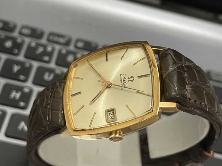 Omega ตัวเรือนเนื้อทองคำ 18K Solid Gold Automatic  รูปที่ 7