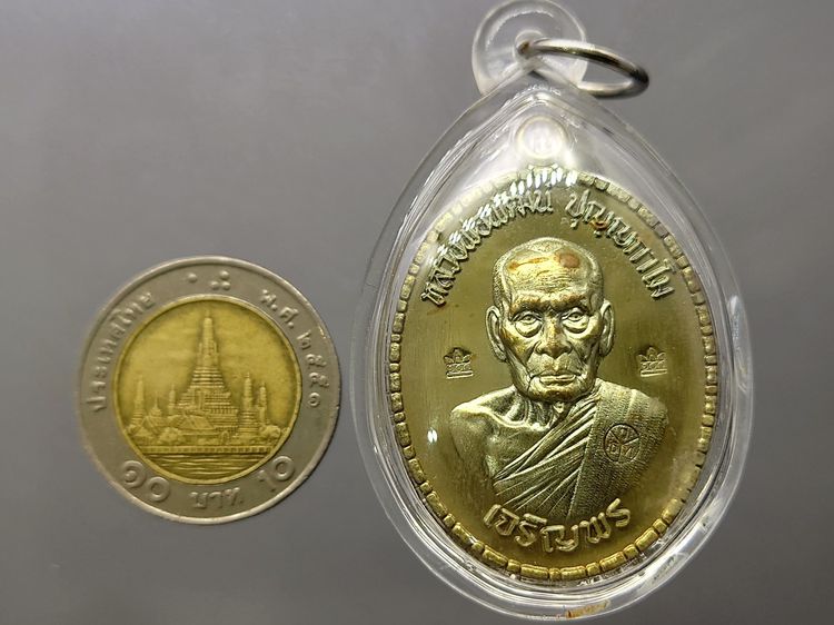 เหรียญเจริญพรล่าง พิมพ์ครึ่งองค์ ปล้องอ้อย เนื้อมหาชนวน รุ่นพิเศษกองบุญเนื้อมหาชนวน หลวงพ่อพัฒน์ วัดห้วยด้วน โคท 4317 พ.ศ.2563 รูปที่ 6