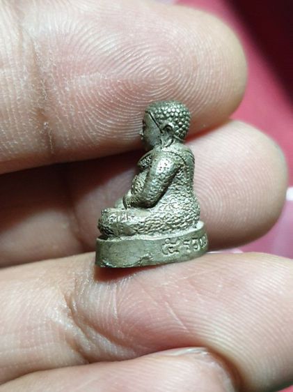 รูปหล่อพระสังกัจจายน์ 5 รอบมหาราชินี กรุงเทพ ปี 2535 เนื้อนวะโลหะ แก่เงิน ตอกโค้ด รูปที่ 5