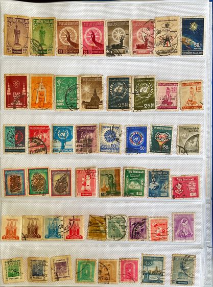 แสตมป์เก่าเก็บไทยและต่างประเทศ 2,000 ดวง สวยมาก ขายเหมา รูปที่ 16