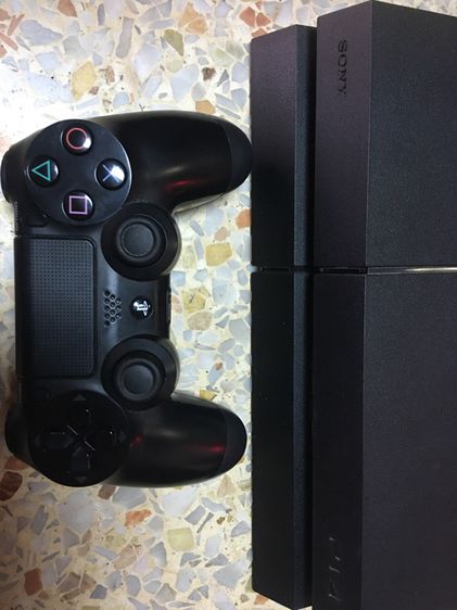 เครื่องเล่นเกม Sony PlayStation ps4 HDD500gb สภาพดีมีจอยไร้สายหนึ่งตัวของแท้พร้อมใช้งาน เวอร์ชั่น 8.5 รูปที่ 2