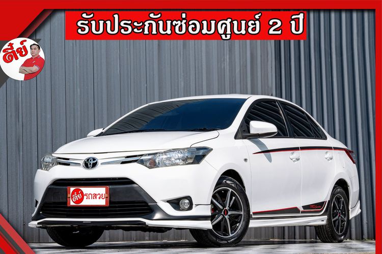 Toyota Vios 2014 1.5 Trd Sportivo Sedan เบนซิน ไม่ติดแก๊ส เกียร์อัตโนมัติ ขาว