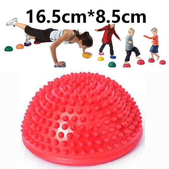 Abloom ลูกบอลนวด ฝึกการทรงตัว ลูกบอลหนาม ครึ่งวงกลม Spiky Hemisphere Massage Balancing Ball(มีสีให้เลือก) รูปที่ 2