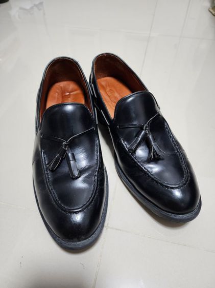 รองเท้าแบบสวมและโลฟเฟอร์ UK 7.5 | EU 41 1/3 | US 8 รองเท้า Loafer หนังแท้สีดำ ไซส์ 41 (ขนาด 27 - 27.5 cm) - Brown Stone