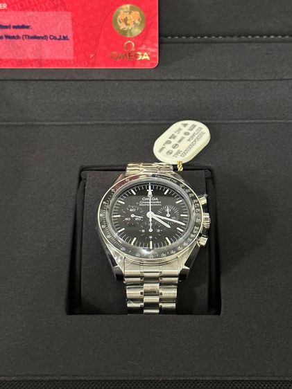 ดำ ขายของใหม่ omega moonwatch 3861 sapphire มือหนึ่งศูนย์ไทย ประกัน 5 ปี