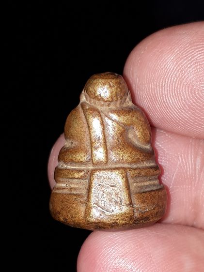 หล่อโบราณ พระสังกัจจายน์ วัดพนันเชิง เนื้อสำริด ปี 24xx สภาพสวยๆ สมบูรณ์ ผิวเดิม ดูง่่ายมาก เก่า แท้ หายาก รูปที่ 2