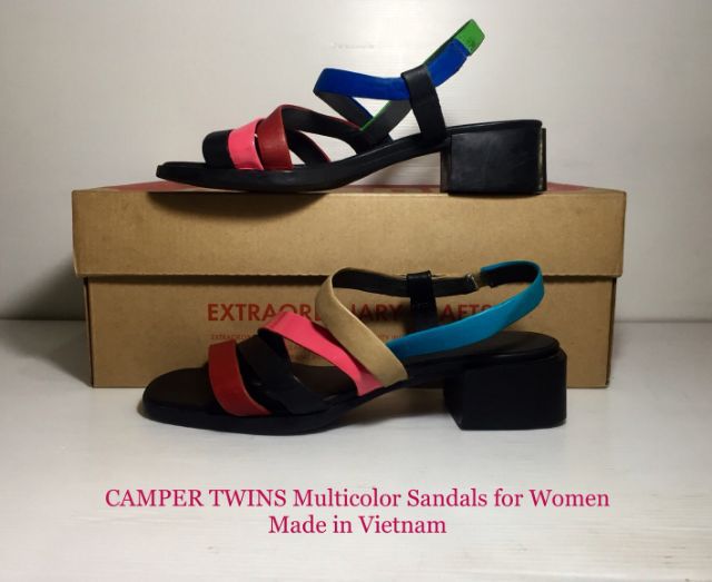 CAMPER TWINS Multicolor 37EU(24.0cm) Hell Strap Sandals Genuine and Original ของแท้ มือ 2, รองเท้าแตะรัดส้น CAMPER หนังแท้ ไม่มีตำหนิใดๆ รูปที่ 15