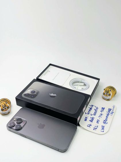 ขาย เทิร์น iPhone 13 Pro Max 128 Gb Graphite สภาพสวย ศูนย์ไทย อุปกรณ์ครบยกกล่อง สุขภาพแบต 100 เพียง 29,590 บาท ครับ
