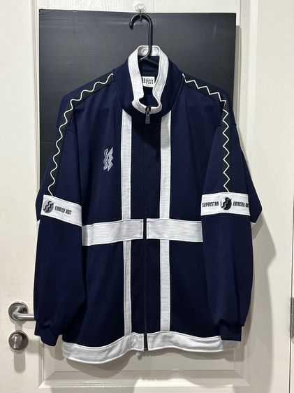 เสื้อวอร์มสีกรมรุ่นฟันปลา แบรนด์ Superstar