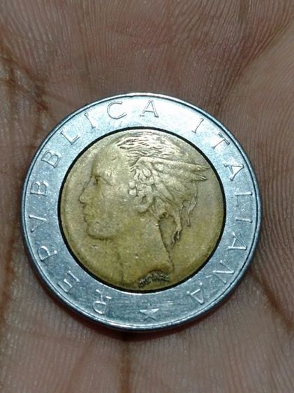 เหรียญ ธนบัตร ต่างประเทศ เหรียญItalian L500 ปีค.ศ.1984(R) ผลิตน้อย หายากควรสะสม ราคาต่อรองได้ครับ