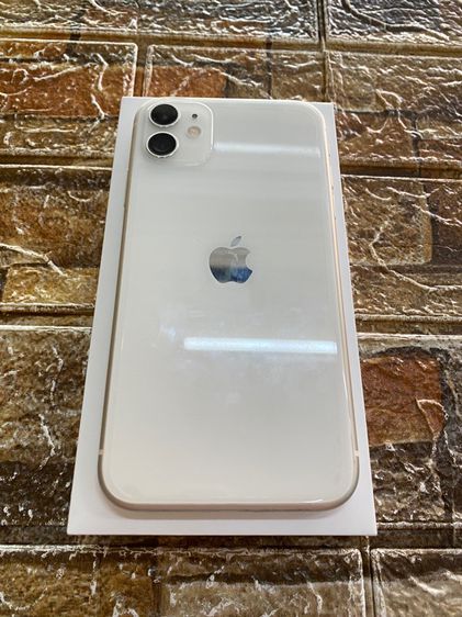 128 GB ขาย iPhone 11 สีขาว 128gb ศูนย์ไทย สภาพสวย จอแท้ แบตแท้ ไม่ผ่านการซ่อม สแกนใบหน้าได้ รีเซ็ตได้ ไม่ติดไอคราว อุปกรณ์ครบ
