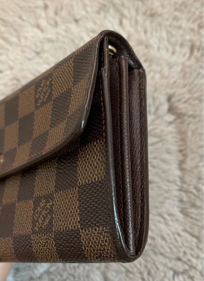 Louis Vuitton Sarah Long Bifold wallet Damier ของแท้ รูปที่ 10