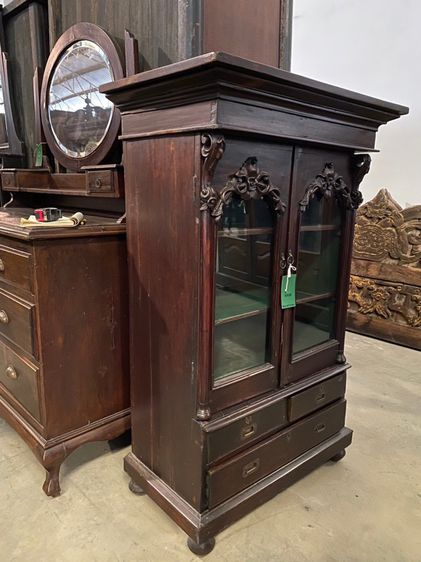 ตู้ไม้สักโบราณ victoria style รูปที่ 6